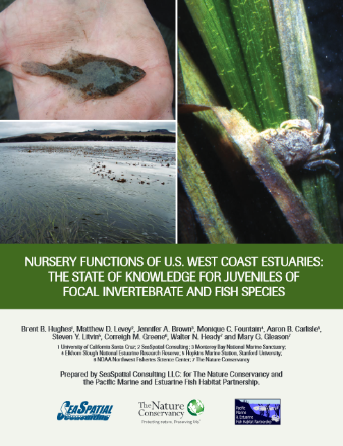 Nursery Functions of U.S. West Coast Estuaries: The State of Knowledge for Juveniles of Focal Invertebrate and Fish Species (2014)
