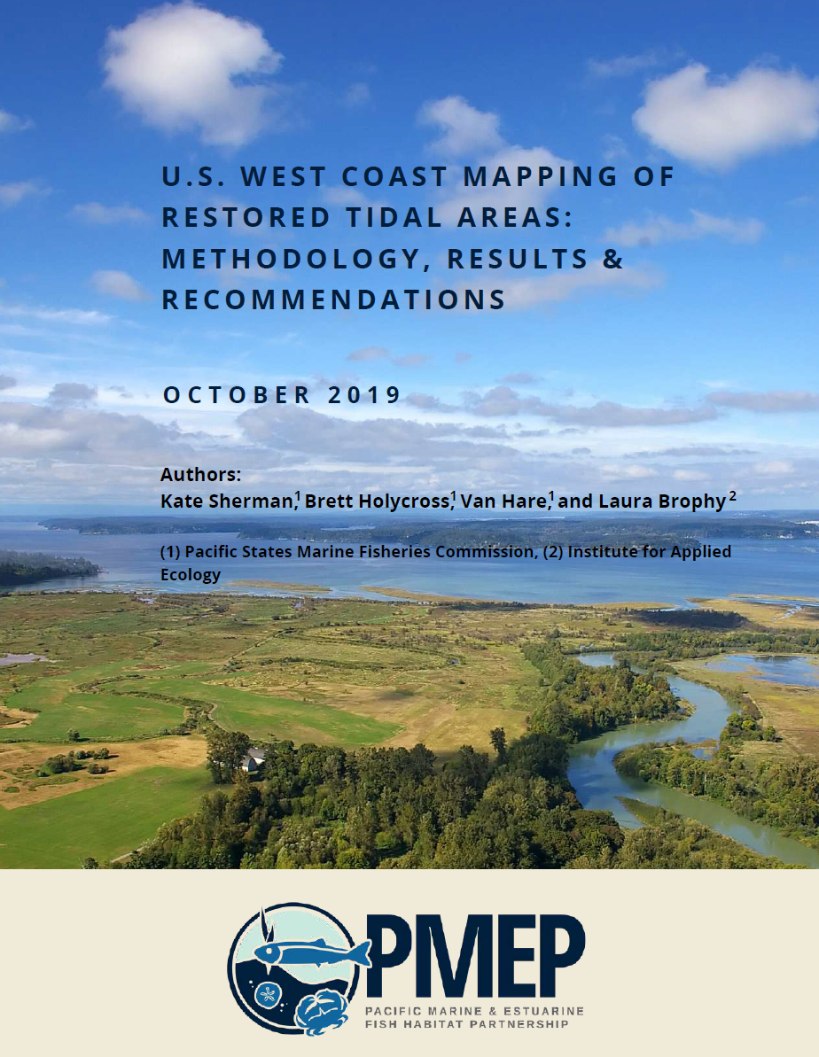 U.S. West Coast Mapping of Restored Tidal Areas: Methodology, Results & Recommendations (2019)