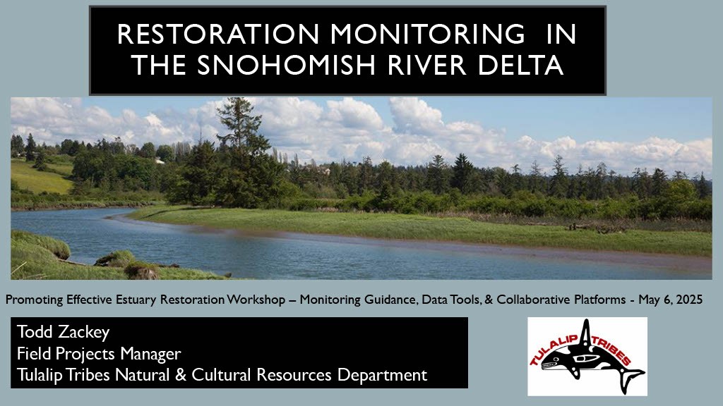 2025 Effective Estuary Restoration Symposium – Monitoring Guidance, Data Tools, and Collaborative Platforms